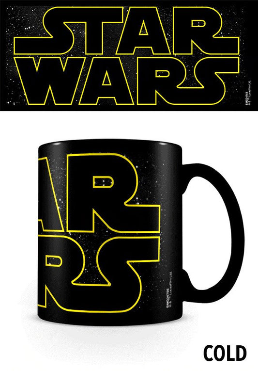 Star Wars Tasse mit Thermoeffekt Logo Characters Image