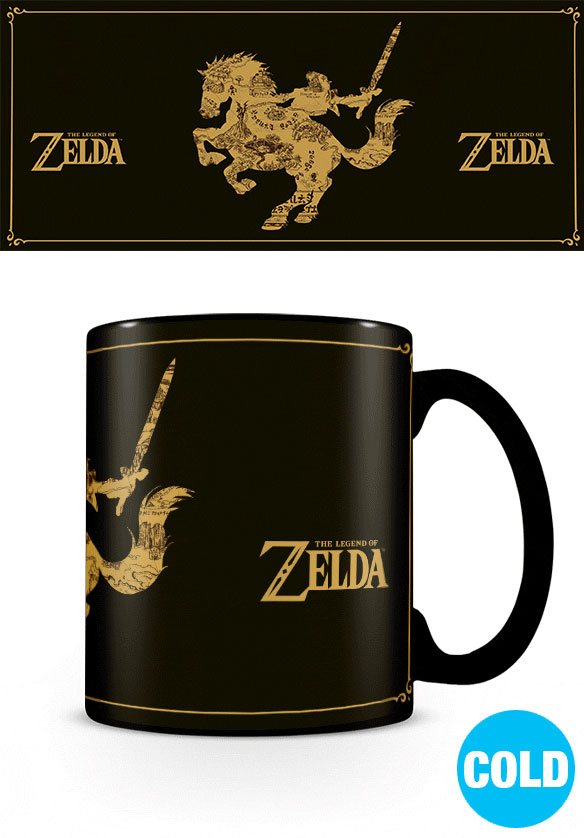 The Legend of Zelda Tasse mit Thermoeffekt (Map Silhouette) 315 ml Image 1