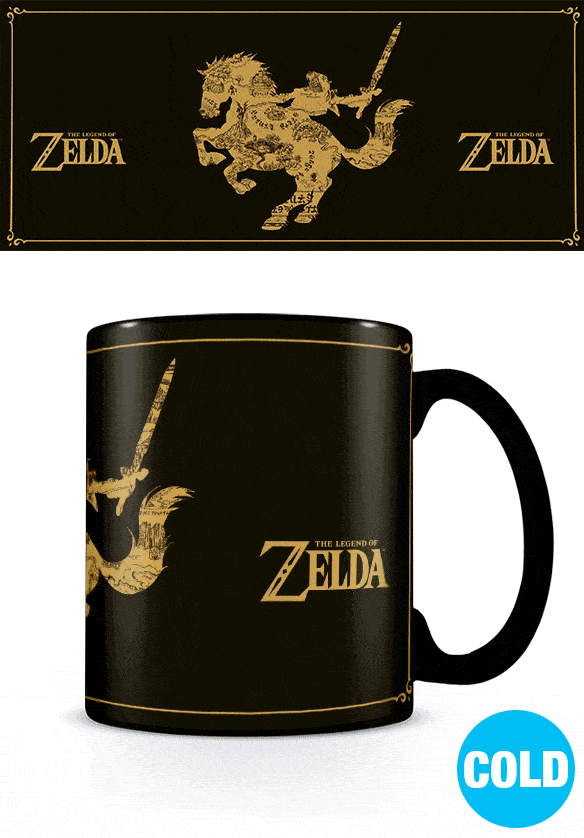 The Legend of Zelda Tasse mit Thermoeffekt (Map Silhouette) 315 ml Image 2
