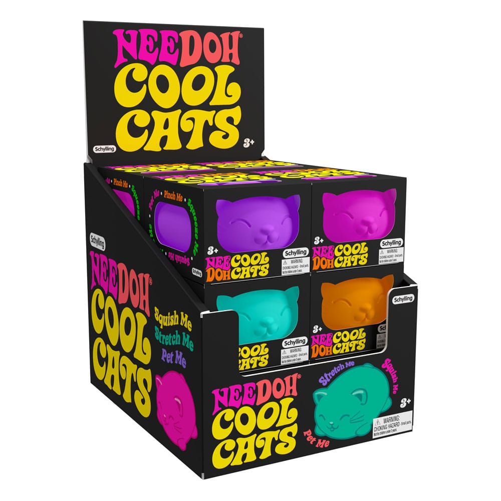 NeeDoh Anti-Stress-Figuren 11 cm Cool Cats Display (12) Image 1
