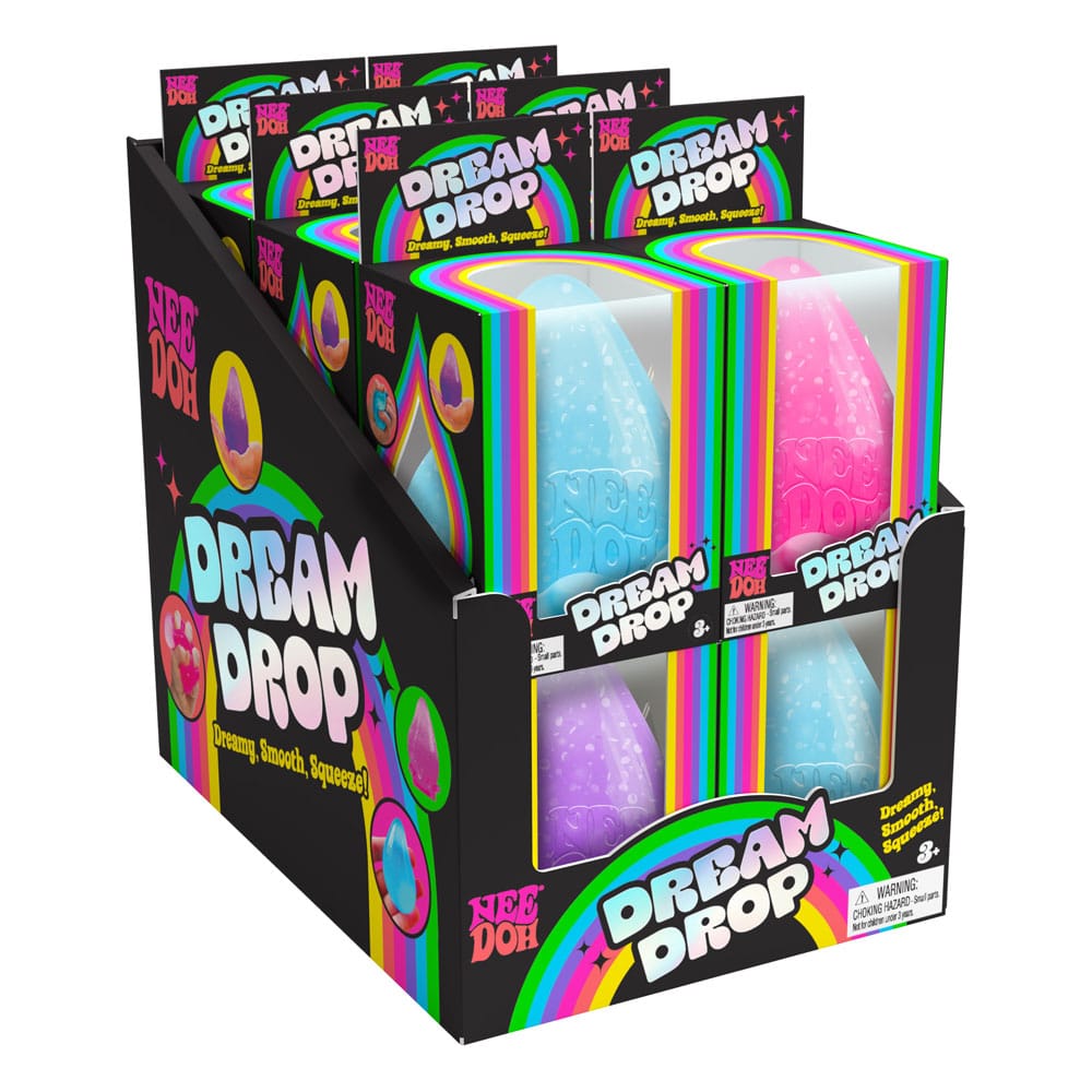 NeeDoh Anti-Stress-Bälle 8 cm Dream Drop NeeDoh Display (12) Image 1