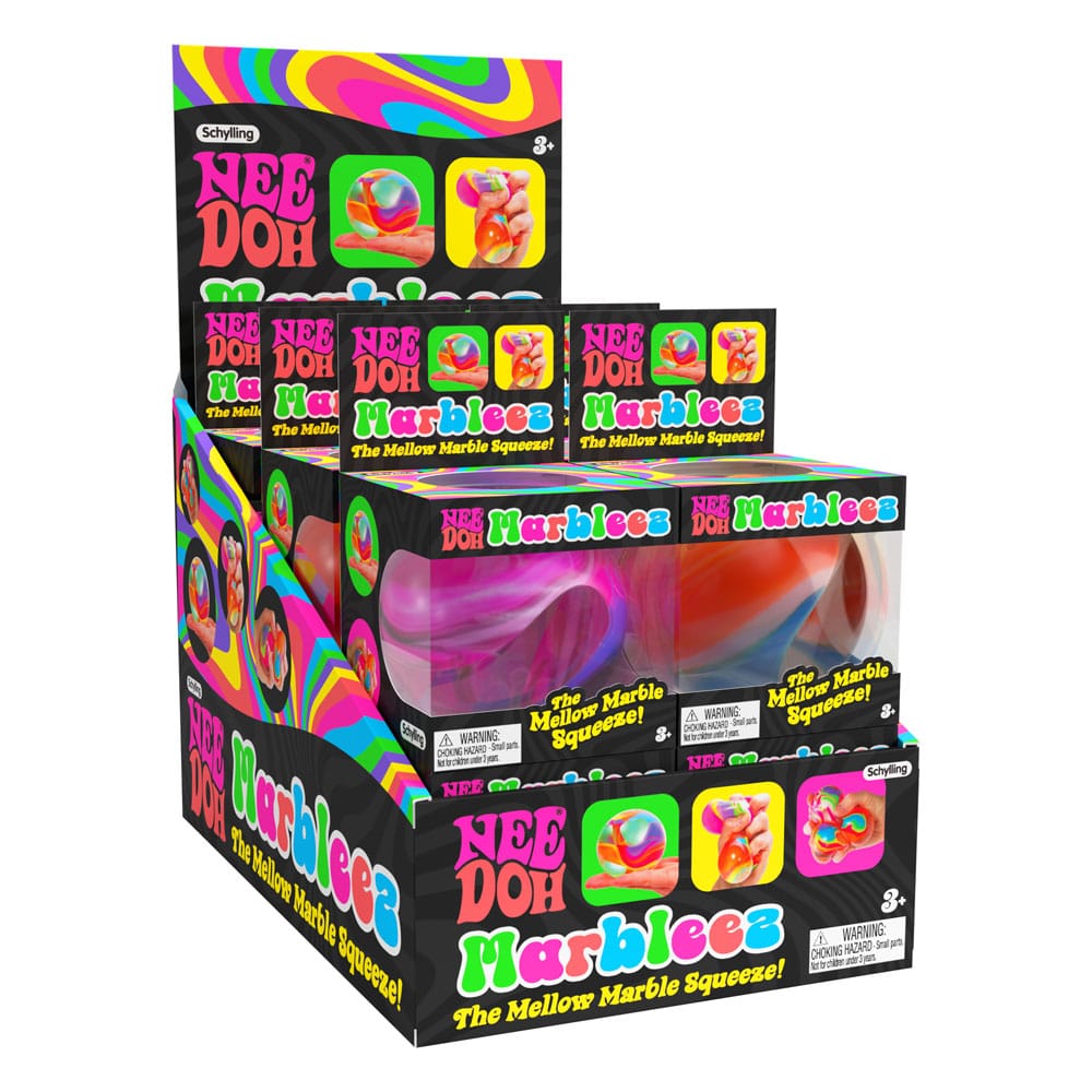 NeeDoh Anti-Stress-Figuren Marbleez Ball 7 cm Display (12) Image 1
