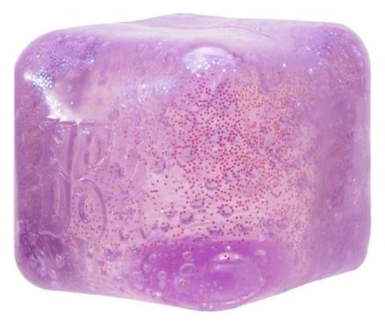 NeeDoh Anti-Stress-Ball Nice Cube Glitter & Glow 5 cm Sortiment (12) Image 5