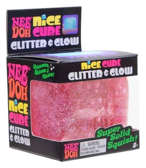 NeeDoh Anti-Stress-Ball Nice Cube Glitter & Glow 5 cm Sortiment (12) Image 6