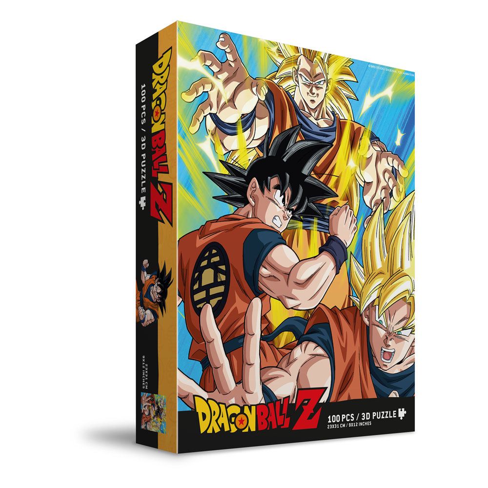 Dragon Ball Z Puzzle mit 3D-Effekt Goku Saiyan (100 Teile) Image 1