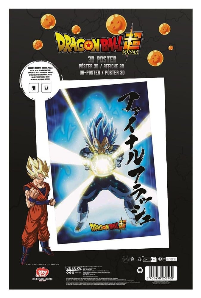 Dragon Ball Super 3D Poster Survival Vegeta 38 x 58 cm Image 3