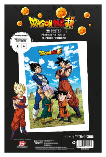 Dragon Ball Super 3D Poster Battle of Gods Goku Vegeta Family 38 x 58 cm Image 3