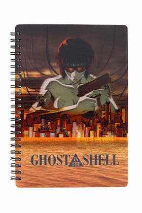 Ghost in the Shell Notizbuch mit 3D-Effekt City Image