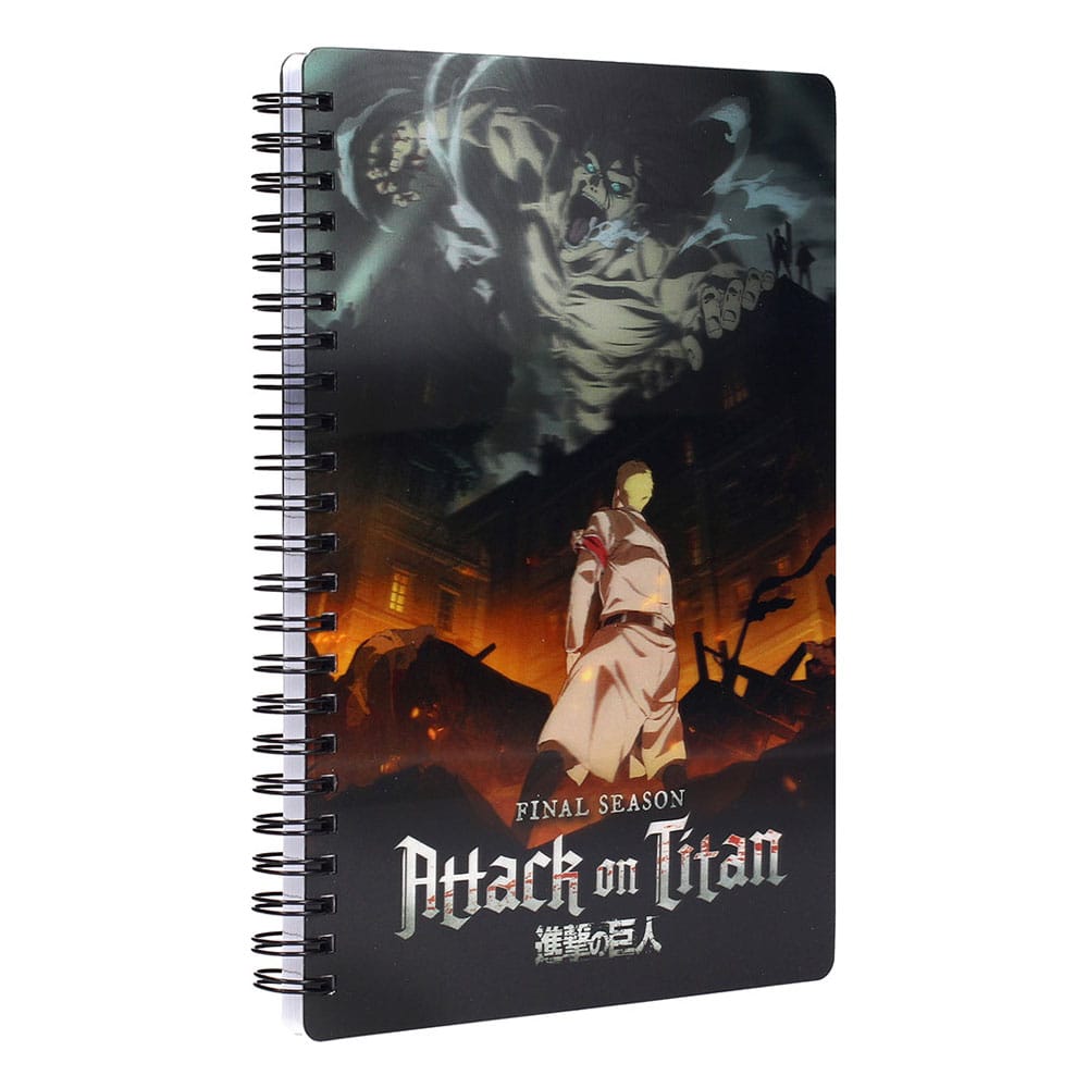 Attack on Titan Notizbuch mit 3D-Effekt Titan Image