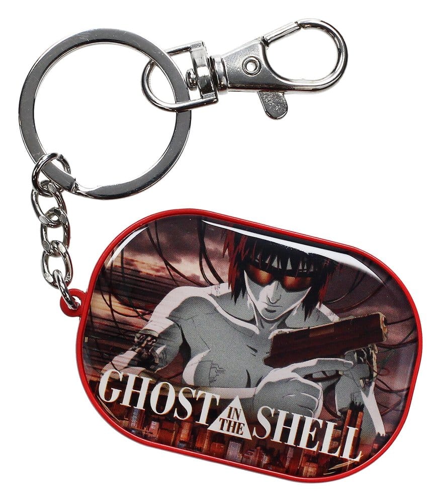 Ghost in the Shell Metall-Schlüsselanhänger Bewaffnete Motoko 14 cm Image 1