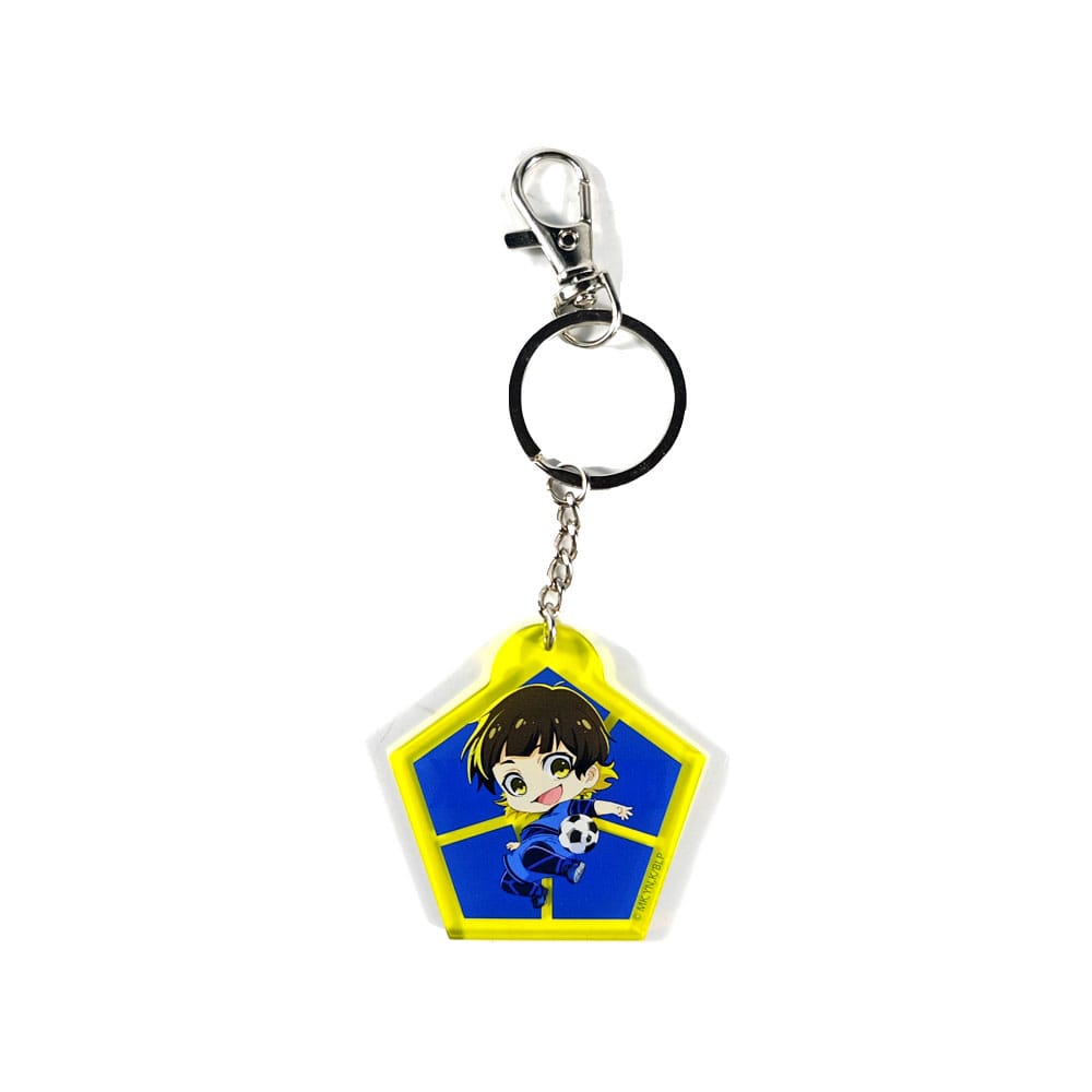 Blue Lock Acryl Schlüsselanhänger Meguru Rachira Chibi Style 5 cm Image