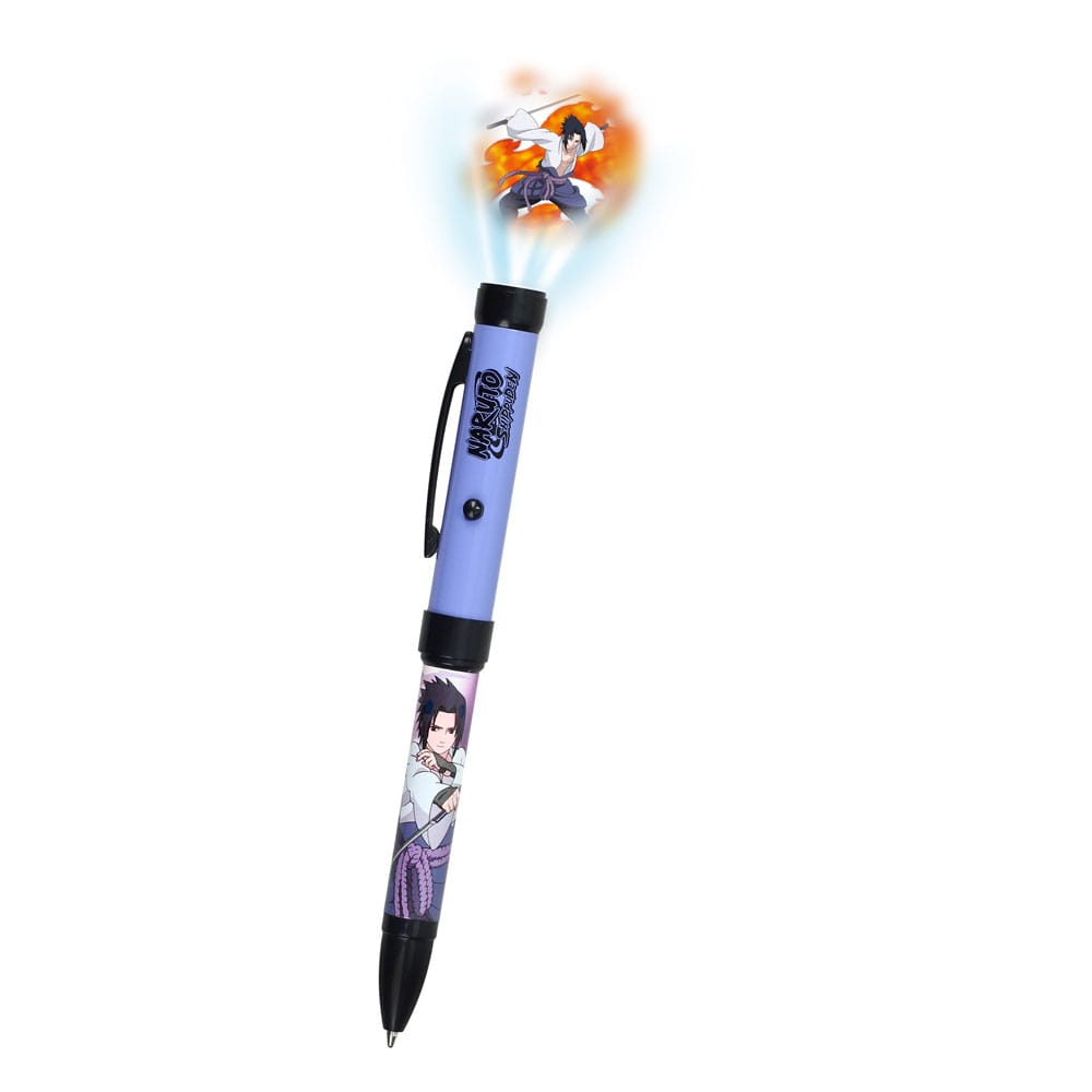 Naruto Shippuden Kugelschreiber mit Licht-Projektor Sasuke Image 1