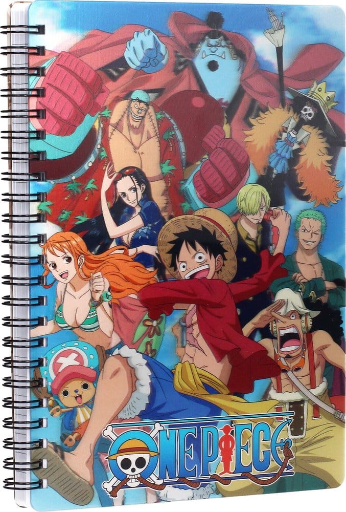 One Piece 3D-Effekt-Notizbuch Group 5 21 x 15 cm Image 1