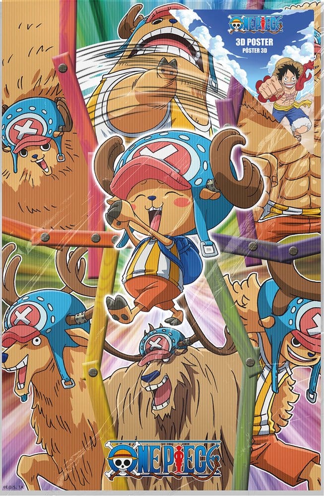 One Piece 3D Poster Chopper 38 x 58 cm Image 3