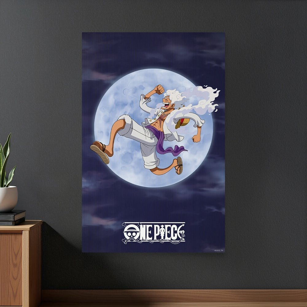 One Piece 3D Poster Monkey D. Ruffy Gear 5 38 x 58 cm Image 5