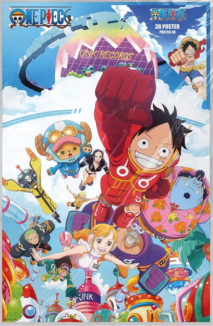 One Piece 3D Poster Punk Records 38 x 58 cm Image 3