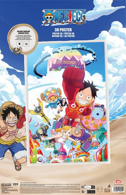 One Piece 3D Poster Punk Records 38 x 58 cm Image 4