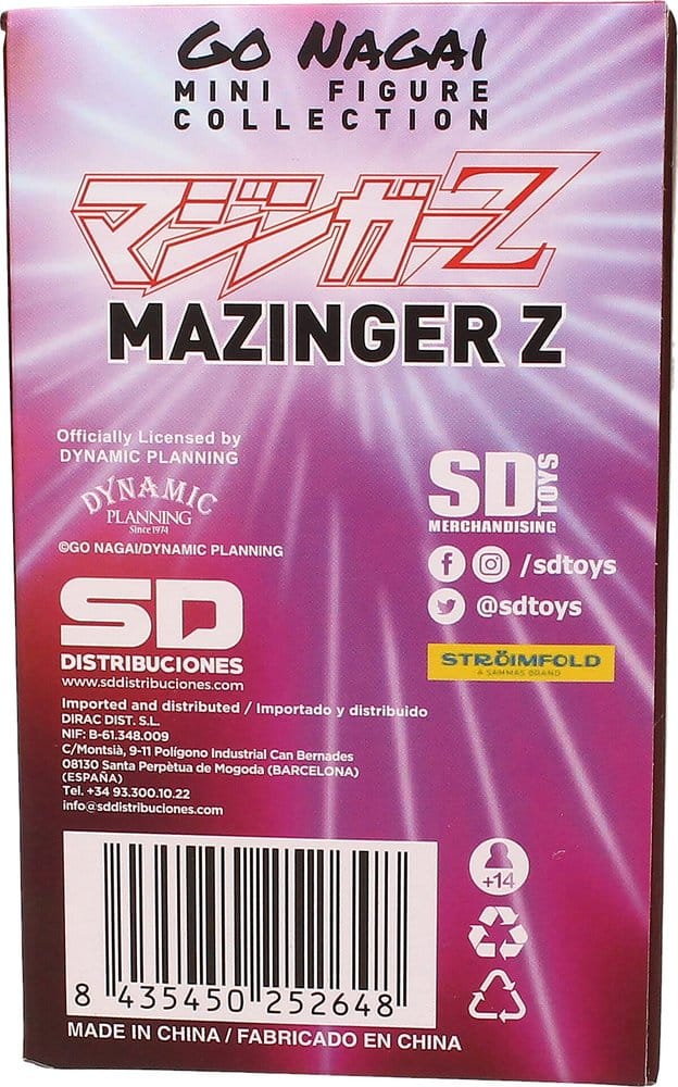 Mazinger Z Go Nagai Collection Figur Mazinger Z 8 cm Image 2