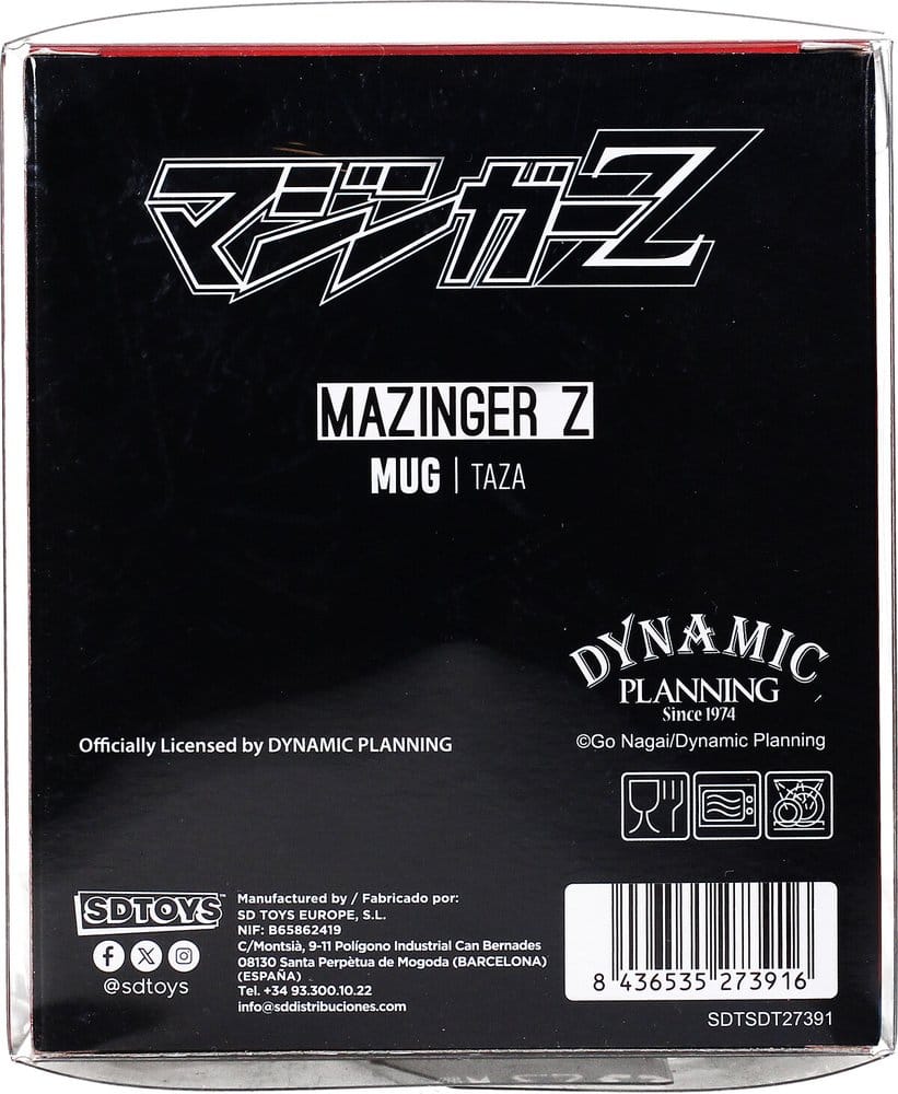 Mazinger Z Tasse Red Logo Image 2