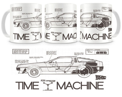Zurück in die Zukunft Tasse Time Machine Image 1
