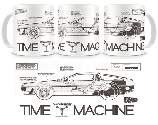 Zurück in die Zukunft Tasse Time Machine Image 1