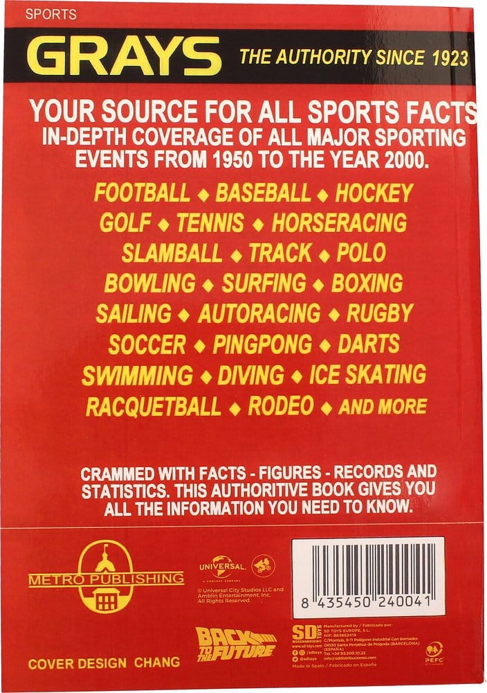 Zurück in die Zukunft Premium Notizbuch Sports Almanac Image 7