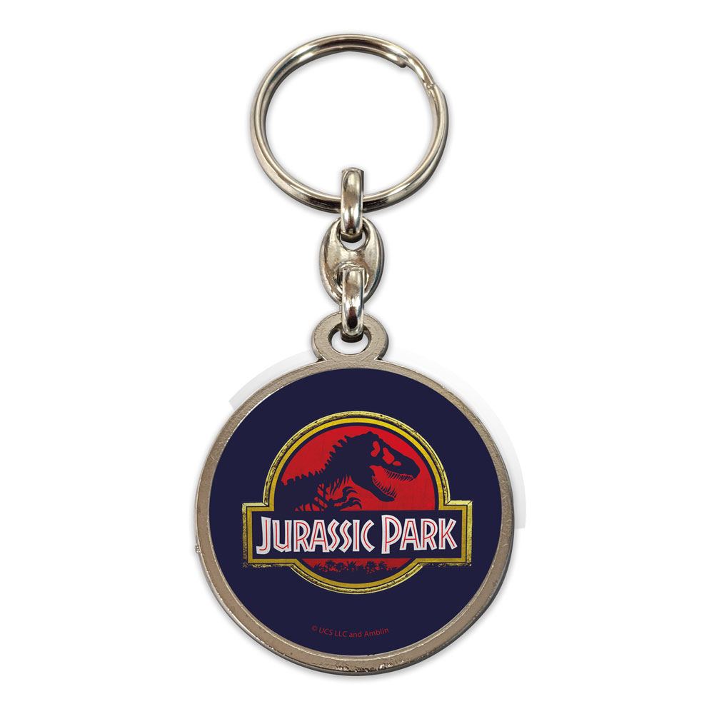 Jurassic Park Metall-Schlüsselanhänger Movie Logo 7 cm Image