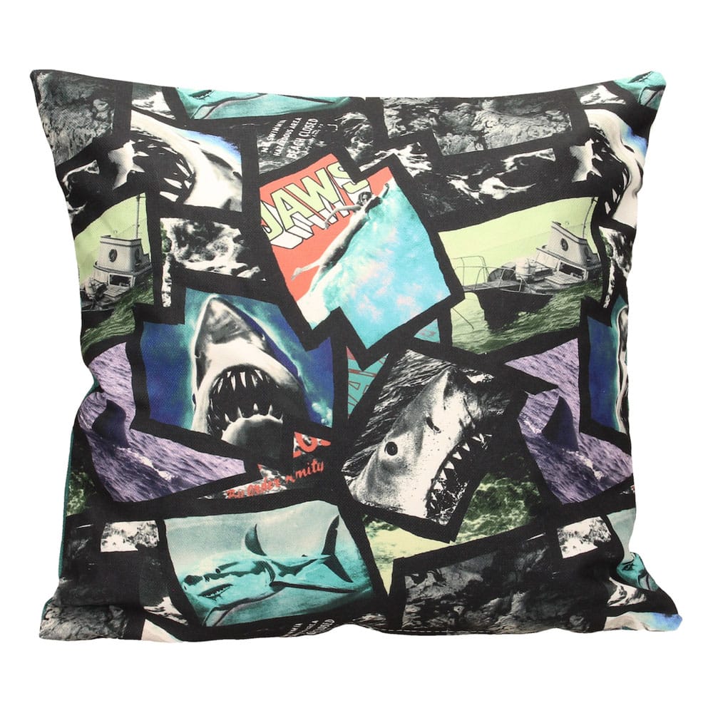 Jaws Kissen Poster Collage 45 cm Image 3