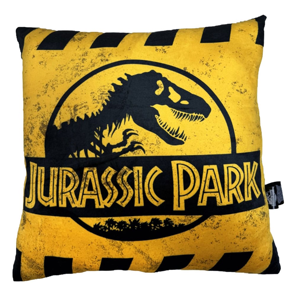 Jurassic Park Kissen Caution Logo 45 cm Image