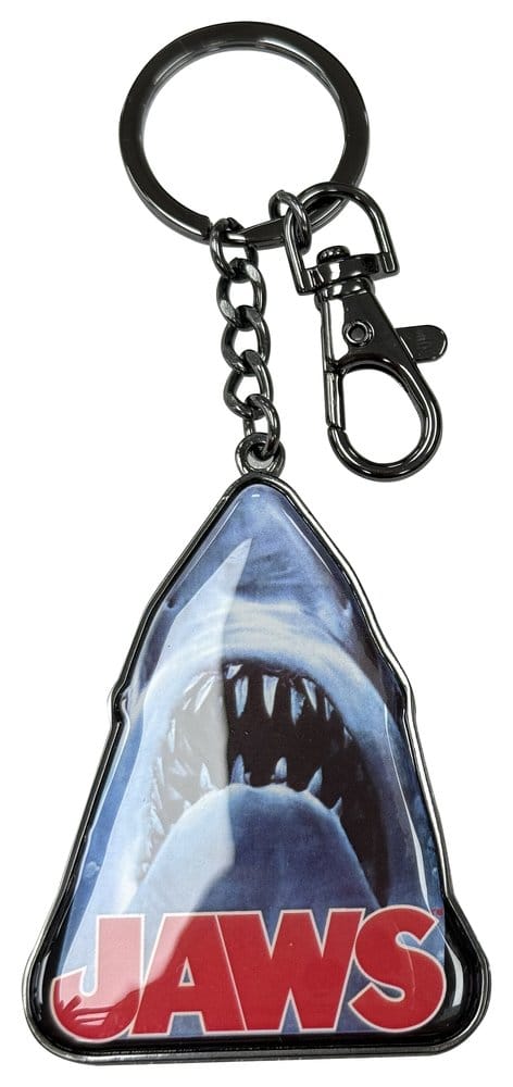Der weiße Hai Metall-Schlüsselanhänger Hai Logo 15 cm Image