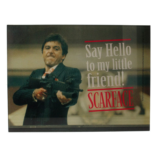 Scarface Glasposter Say Hello 40 x 30 cm Image 1