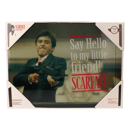Scarface Glasposter Say Hello 40 x 30 cm Image 3