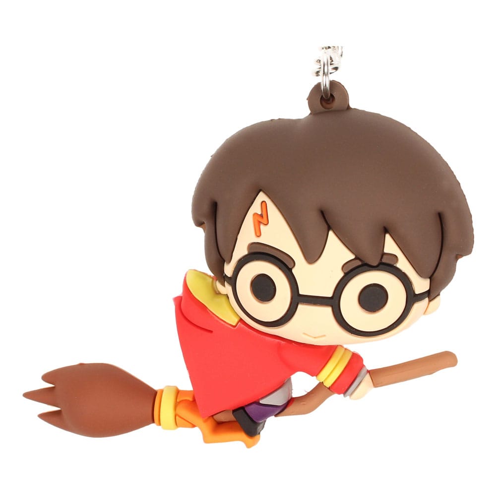 Harry Potter Gummi-Schlüsselanhänger Harry Potter & Broomstick 7 cm Image 3