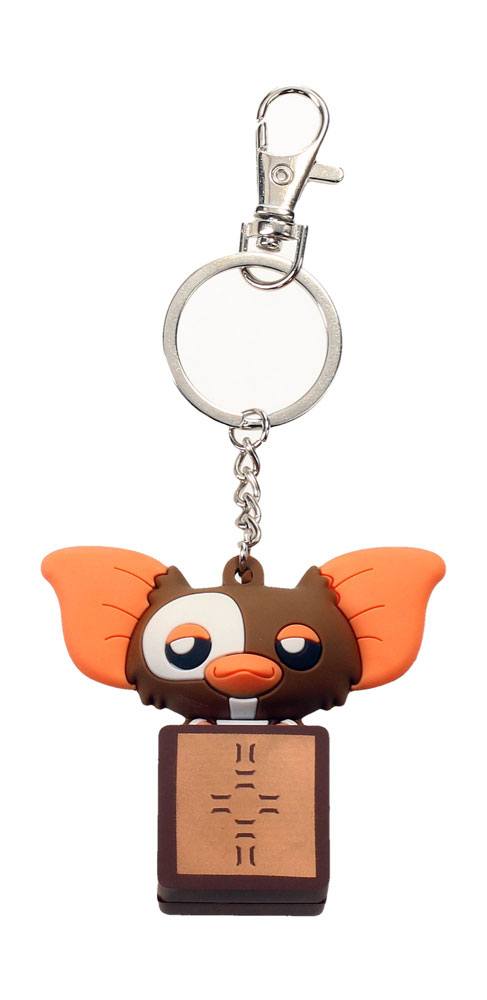 Gremlins Pokis Gummi-Schlüsselanhänger Gizmo in a Box 6 cm Image 1