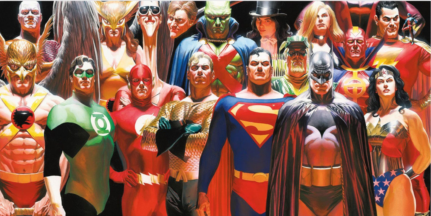 DC Comics Glasposter Justice League 60 x 30 cm Image