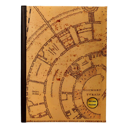 Harry Potter Notizbuch mit Leuchtfunktion Karte des Rumtreibers Image 1