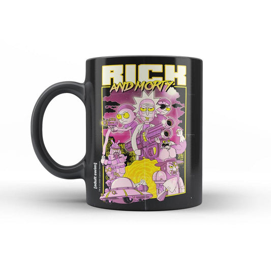 Rick & Morty Tasse Retro Poster Image 1