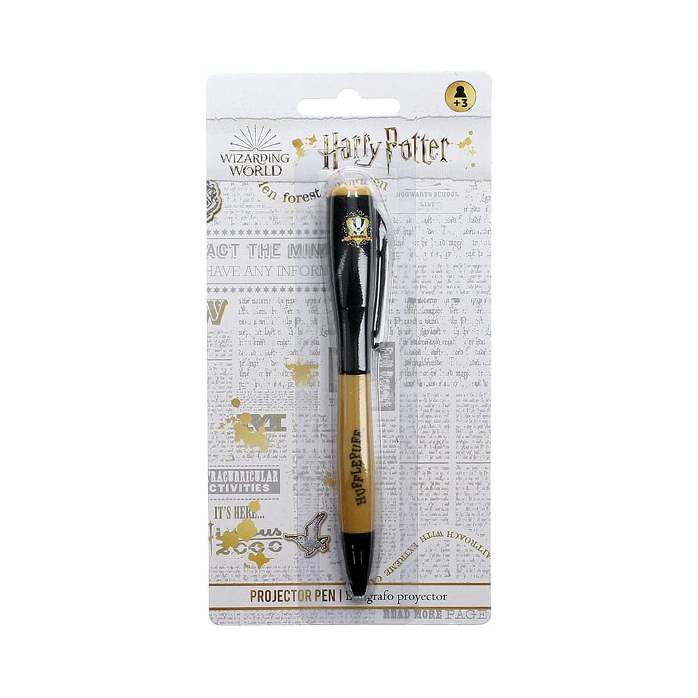 Harry Potter Kugelschreiber mit Licht-Projektor Hufflepuff Image 3