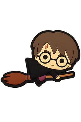 Harry Potter Gummimagnet Harry Potter Black Image