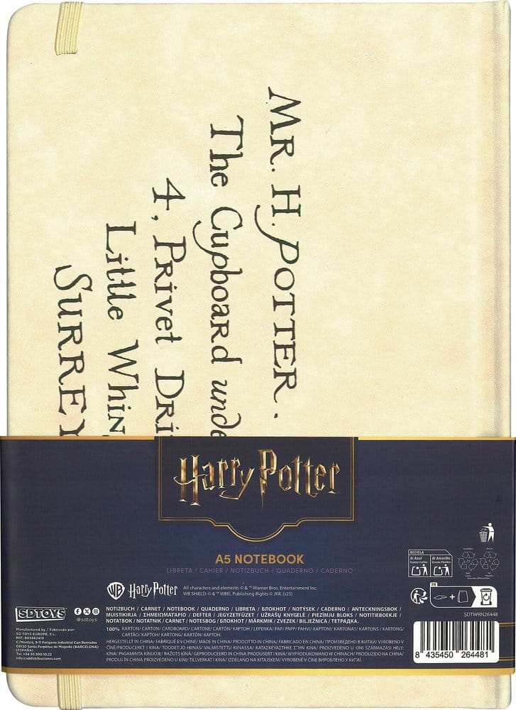 Harry Potter Hardcover Notizbuch Hogwarts-Brief 21 cm Image 2