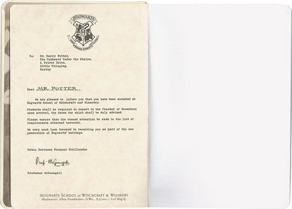 Harry Potter Hardcover Notizbuch Hogwarts-Brief 21 cm Image 5