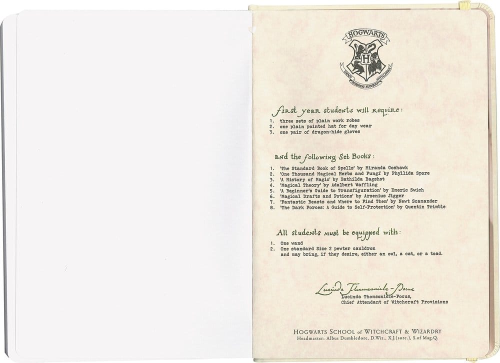 Harry Potter Hardcover Notizbuch Hogwarts-Brief 21 cm Image 6