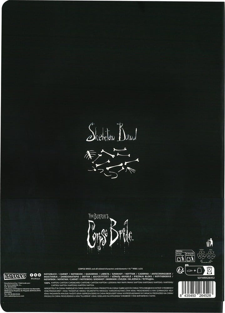 Corpse Bride Softcover Notizbuch Skelett ver. B 21 cm Image 4