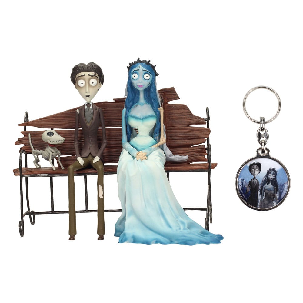 Corpse Bride Geschenkbox Figur & Schlüsselanhänger Victor & Emily Image 2