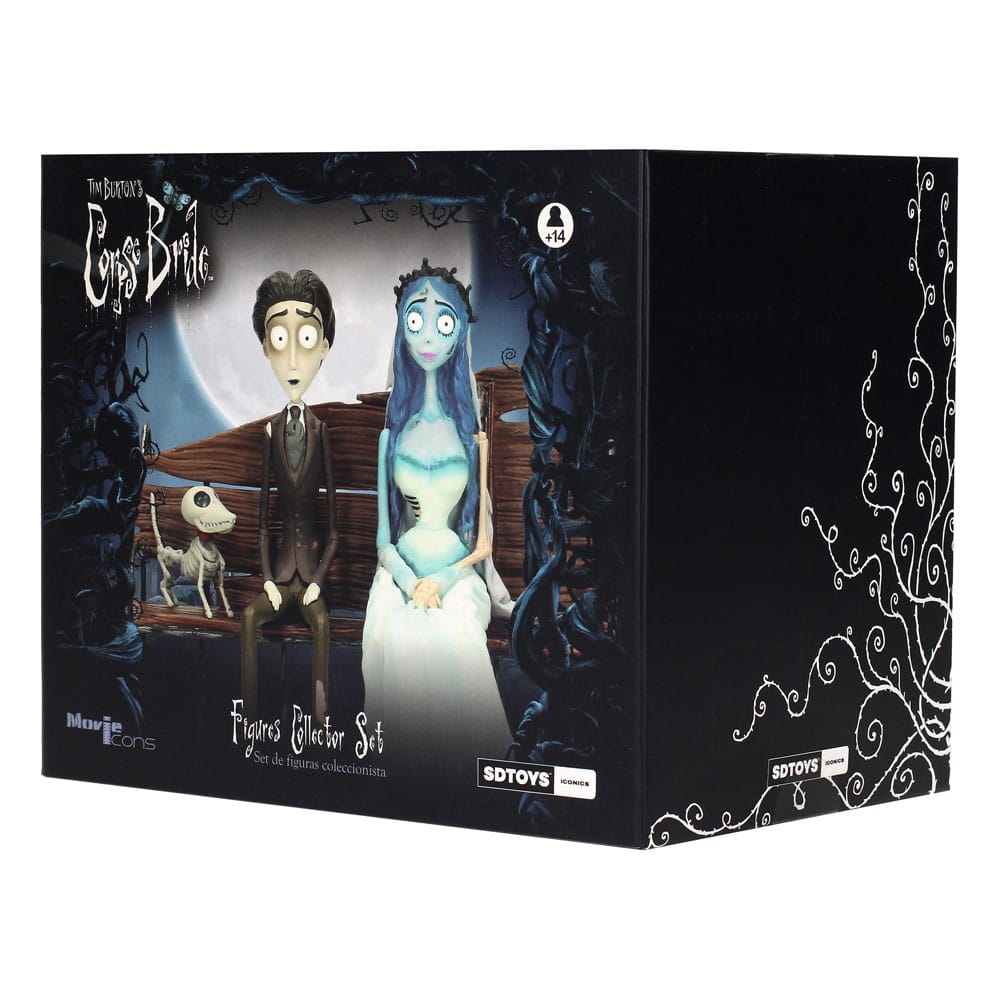 Corpse Bride Geschenkbox Figur & Schlüsselanhänger Victor & Emily Image 1