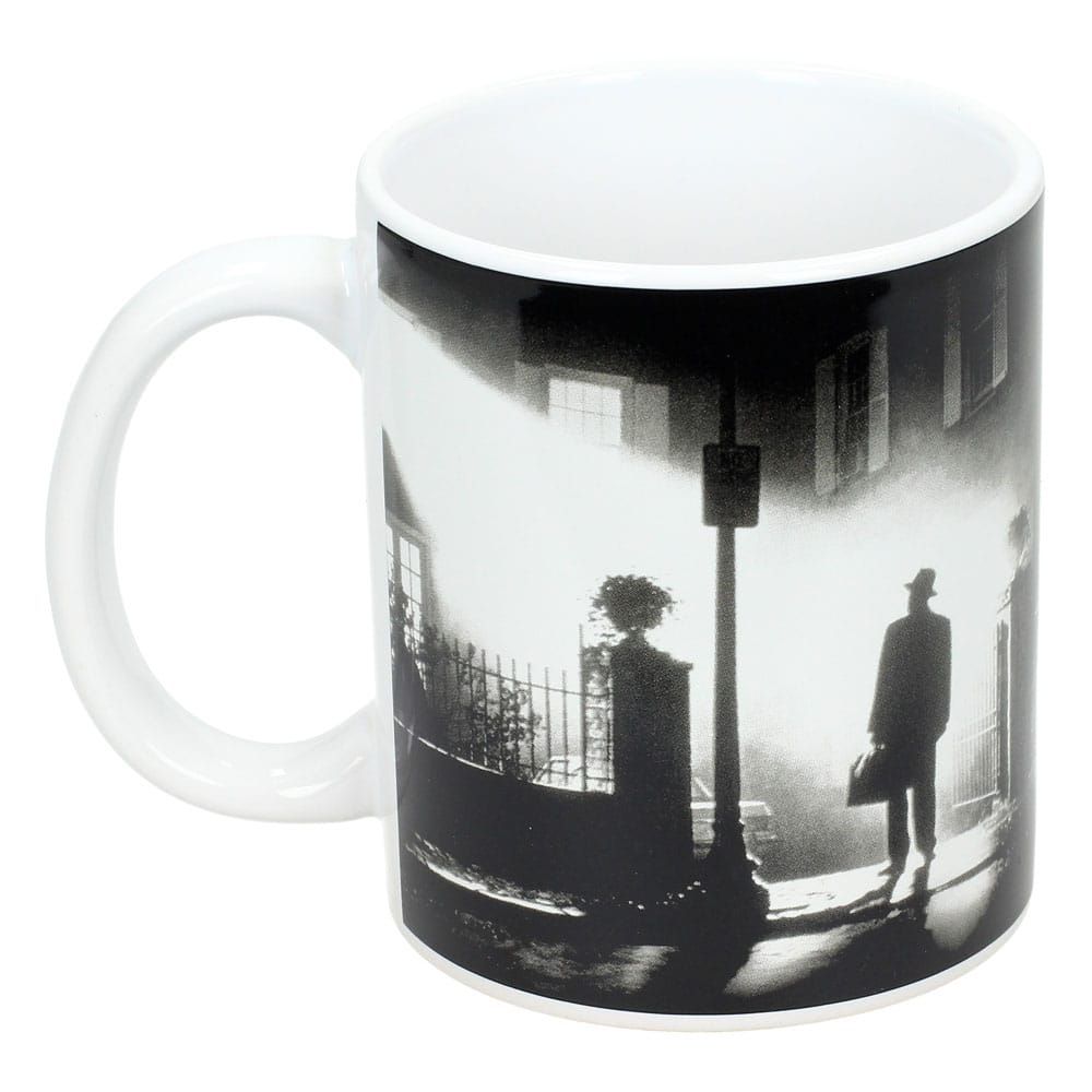Der Exorzist Geschenkbox Tasse & Schlüsselanhänger Poster Print Black & White Image 3