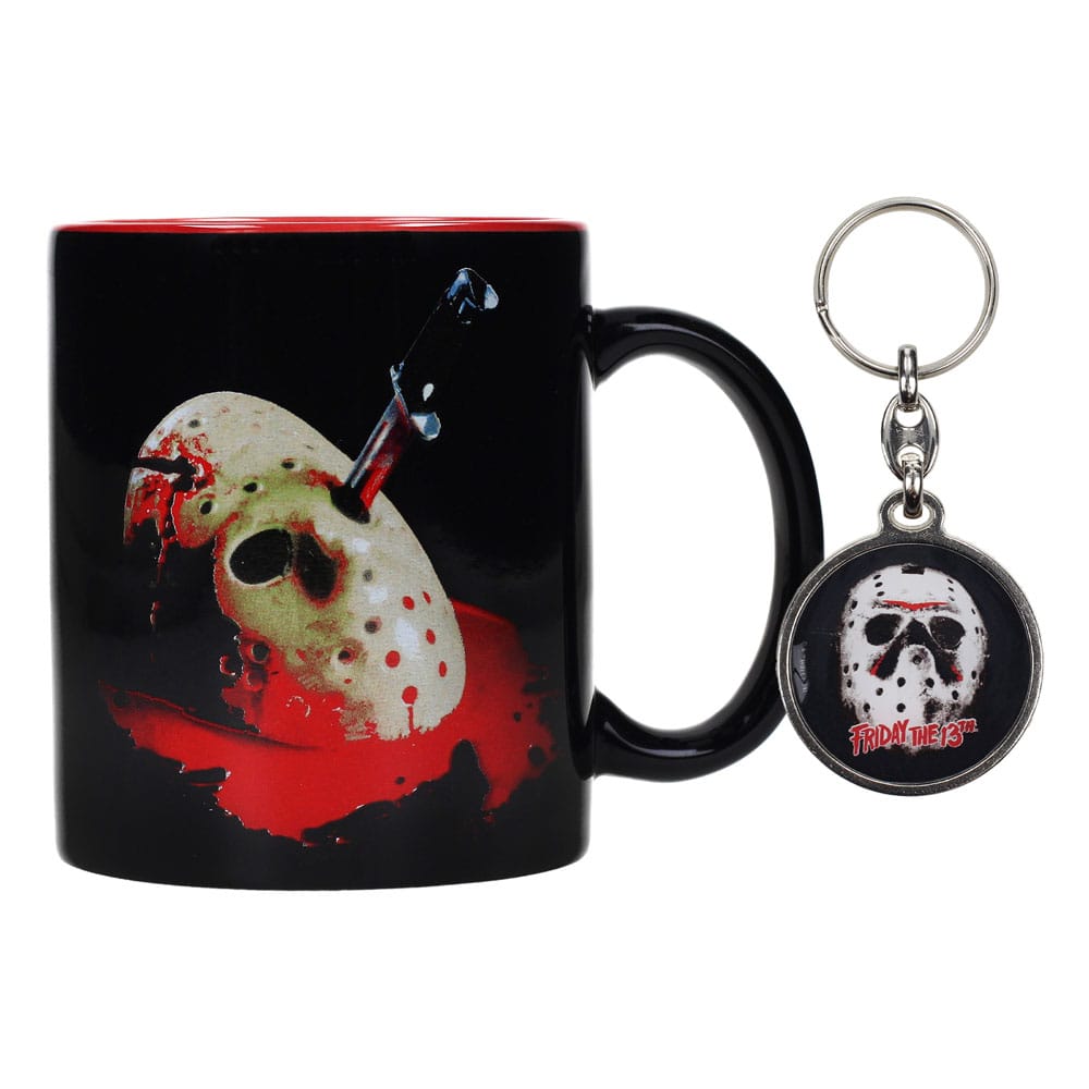 Freitag der 13.  Geschenkbox Tasse & Schlüsselanhänger Jason's Mask Image 2