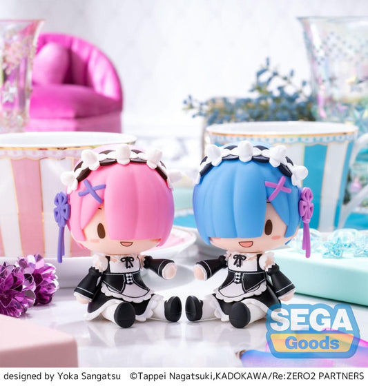 Re:Zero Starting Life in Another World Fuwa Petit Chibi Figur Rem 8 cm Image 2