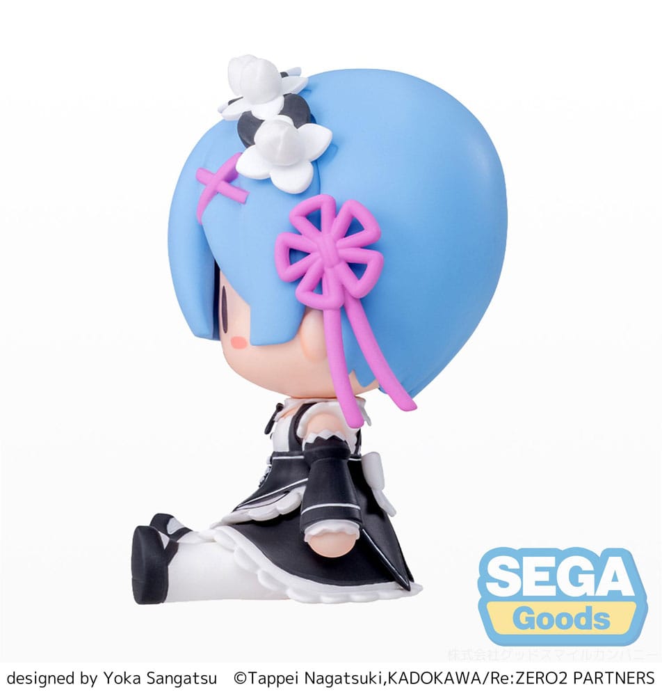 Re:Zero Starting Life in Another World Fuwa Petit Chibi Figur Rem 8 cm Image 3