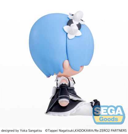 Re:Zero Starting Life in Another World Fuwa Petit Chibi Figur Rem 8 cm Image 4